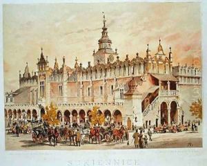 The Sukiennice Krakow by Juliusza & Tondosa, Stanislawa Kossaka