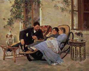 After Dinner by Nikolai Dmitrievich Kuznetsov