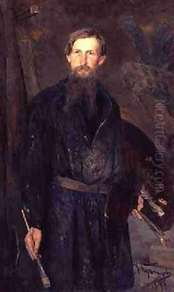 Portrait of Victor Mikhailovich Vasnetsov 1848-1926 - view 1