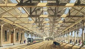 New Station Lime Street Entrance to the Tunnel and Booking Offices by Kelper, S.