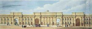 New Grand Entrance to the Liverpool and Manchester Railway Lime Street Liverpool