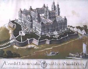 View of the Augustinian monastery of Klosterneuburg by Joseph Knapp