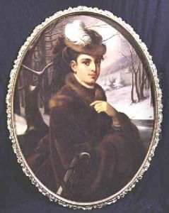 Portrait of an elegant Austrian lady