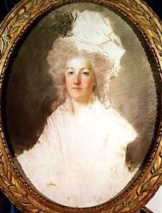 Unfinished portrait of Marie Antoinette 1774-92 by Alexandre Kucharski