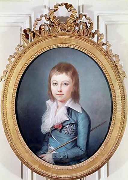 Medallion Portrait of Louis Charles 1785-95 King Louis XVII of France - view 1