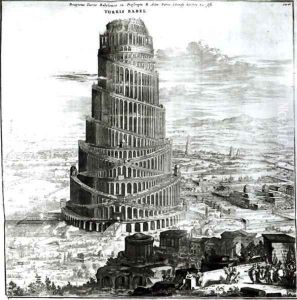 The Tower of Babel by Athanasius Kircher