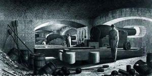 Fort Sumter Interior View of Three Gun Battery by John Ross Key