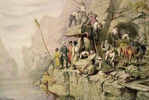 A Stone Quarry by Kretzschmer, H.