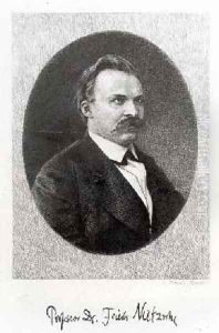 Portrait of Friedrich Nietzsche 1844-1900 by Erich Krause