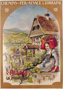 Poster advertising Alsace