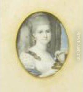 Portrait Miniature Of A Lady