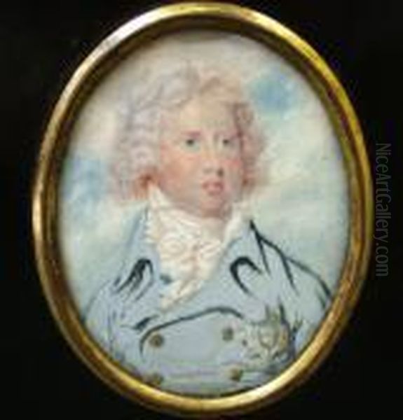 Head And Shoulders Wearing A Blue Coat With The Star Of The Orderof The Garter - view 1