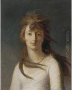 Portrait Of Lady Barbara Pleydell-bouverie by Richard Cosway