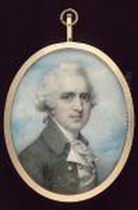 Andrew Stuart Of Castlemilk And 
Torrance, Wearing Grey-green Coat, White Waistcoat, Frilled Chemise And 
Stock, His Hair Powdered And Worn