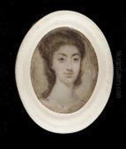 A Lady Called Frances, Wife Of
Robert Mourncy, Wearing Pink Dress, Her Brown Hair Upswept A Lady Called Frances, Wife Of
Robert Mourncy, Wearing Pink Dress, Her Brown Hair Upswept