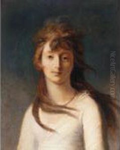 Portrait Of Lady Barbara Pleydell-bouverie (1783-1798) by Richard Cosway