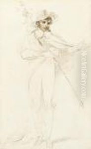 Portrait Of A Gentleman, Full-length, In An Elaborate Costume by Richard Cosway