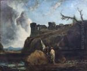 Chateau Guillard, Normandy by John Sell Cotman