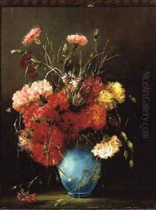 Red White and Pink Carnations