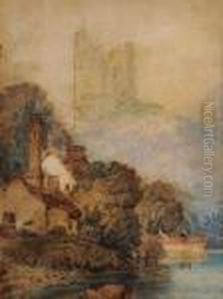 A Cottage By A Stream - view 1