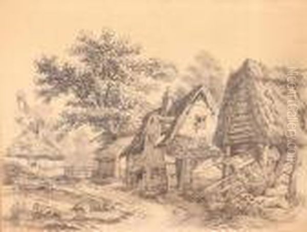 Thatched Cottage And Barns - view 1