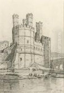 The Eagle Tower, Caernarvon Castle, North Wales