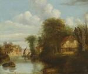 Dorf Am Fluss. by John Sell Cotman