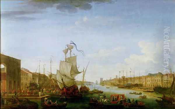 Embarkation of the Expeditionary Corps to Minorca - view 1