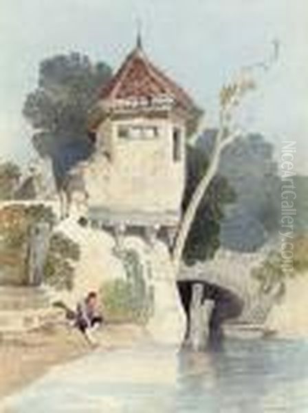 A Garden House On The Banks Of The River Yare - view 1