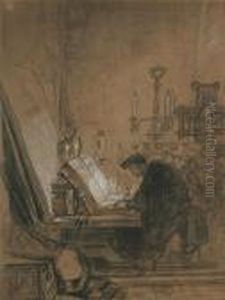 The Sacristy by John Sell Cotman