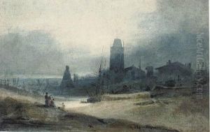 Bristol, With The Church Of St Mary Redcliffe