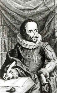 Portrait of Miguel de Cervantes Saavedra 1547-1616 by William Kent