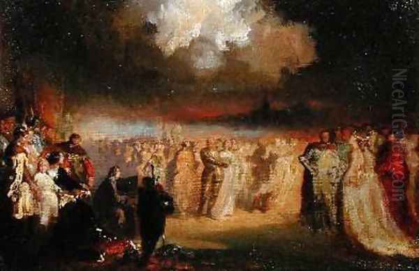 Frederic Chopin 1810-49 in concert at the Hotel Lambert Paris - view 1