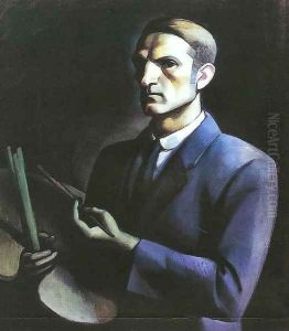 Self portrat with Palette 1912
