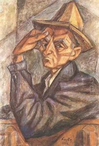 Self portrait with Yellow Hat 1965