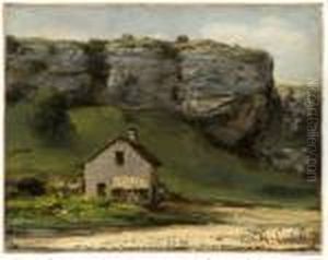 Paysage Du Jura Suisse by Gustave Courbet