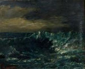 La Vague by Gustave Courbet