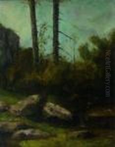 Paysage De Sous Bois Presume A La Garenne De Bussac Ensaintonge