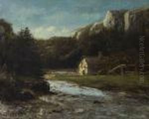 Paysage Valaisan Dans Les Environs De Saillan
