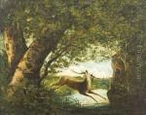 Hallali Du Cerf by Gustave Courbet