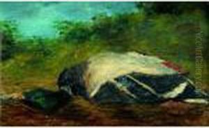Duck In A Landscape by Gustave Courbet