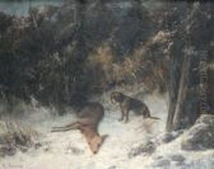 La Biche Morte by Gustave Courbet