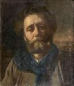 Portrait D'homme A La Pipe