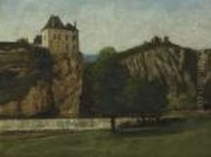 Le Chateau De Thoraise by Gustave Courbet