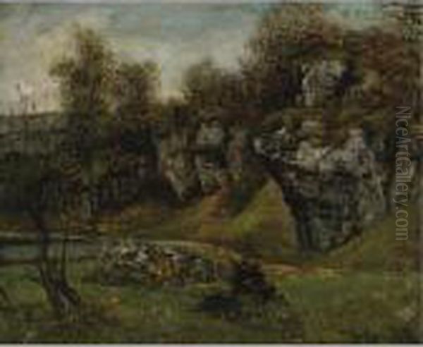 Cliffs Of Gruyere, Switzerland - view 1