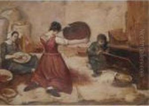 The Corn Sifters (les Cribleuses De Ble) by Gustave Courbet