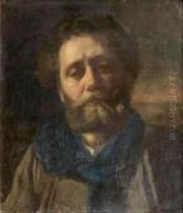 Portrait D'homme A La Pipe..