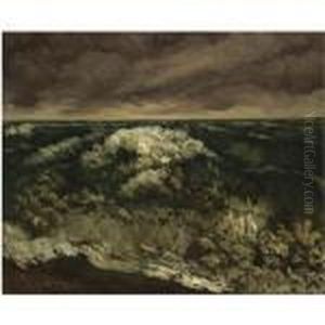 La Vague by Gustave Courbet