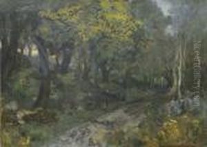 Chemin Dans Un Sous-bois by Gustave Courbet