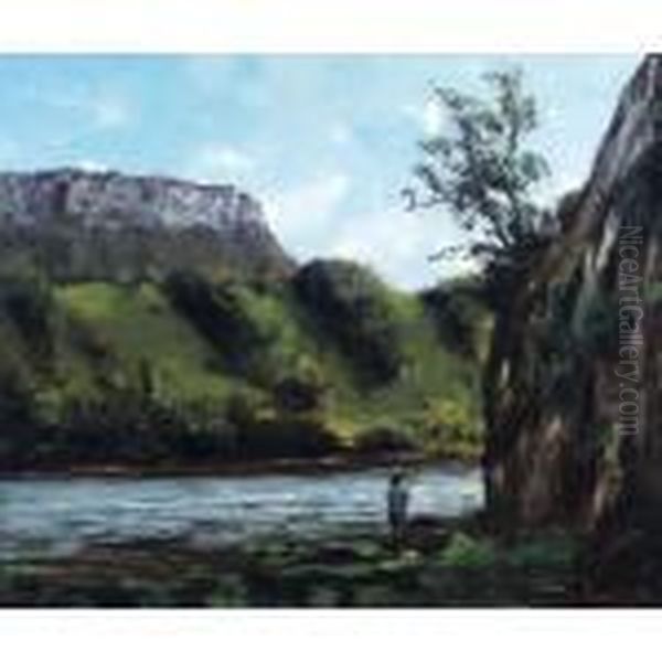 Pecheur Au Bord De La Loue - view 1